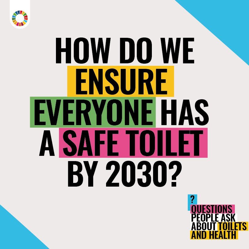 We need to work five times faster to ensure safe toilets for all by 2030. We need safely managed sanitation services everywhere – at home, school, workplaces and public spaces. ➡️ buff.ly/4cTDKla #QuestionsPeopleAsk #MyHealthMyRight