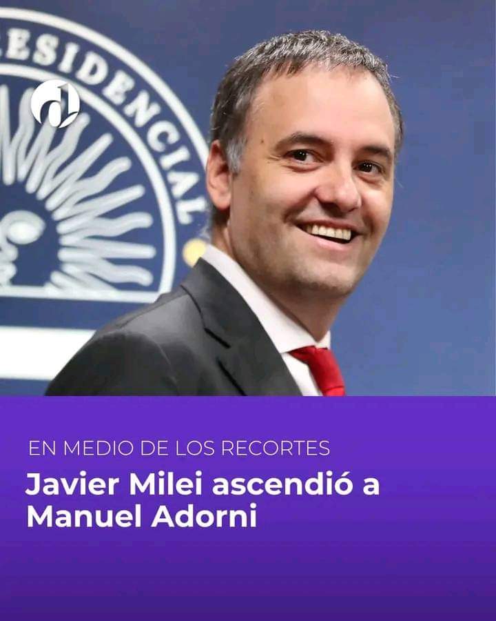 💥 Manuel Adorni a partir de ahora tendrá rango de Secretario de Estado. ¿Lo bancan a @madorni? 🤔🤔🤔