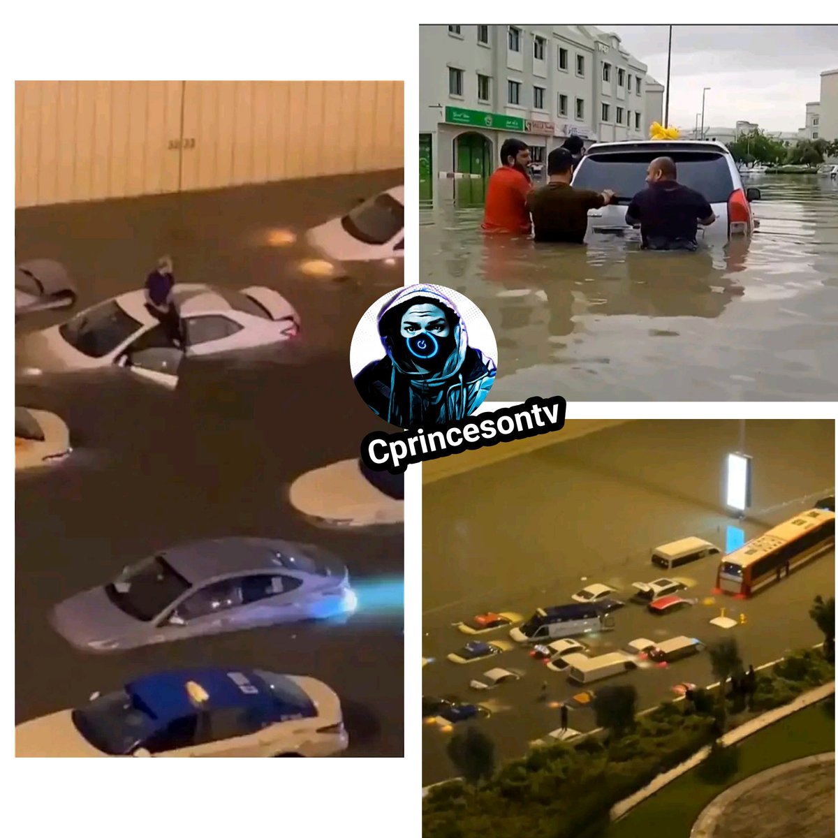 PCprinceson's tweet photo. Bad Situation in Dubai๐ฐ
Dubai floods On April 16, 2024. A powerful storm brought over a year's worth of rain to the UAE in just few hours, causing widespread flooding and chaos.
#cprincesontv #cptvupdates https://t.co/etyXt2XJjF