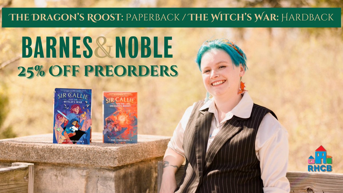 For 3 days, you can preorder THE WITCH'S WAR in hardback, and THE DRAGON'S ROOST in paperback for 25% off at B&N. Keep your receipts when you order, I've got some fun preorder goodies planned for BOTH!