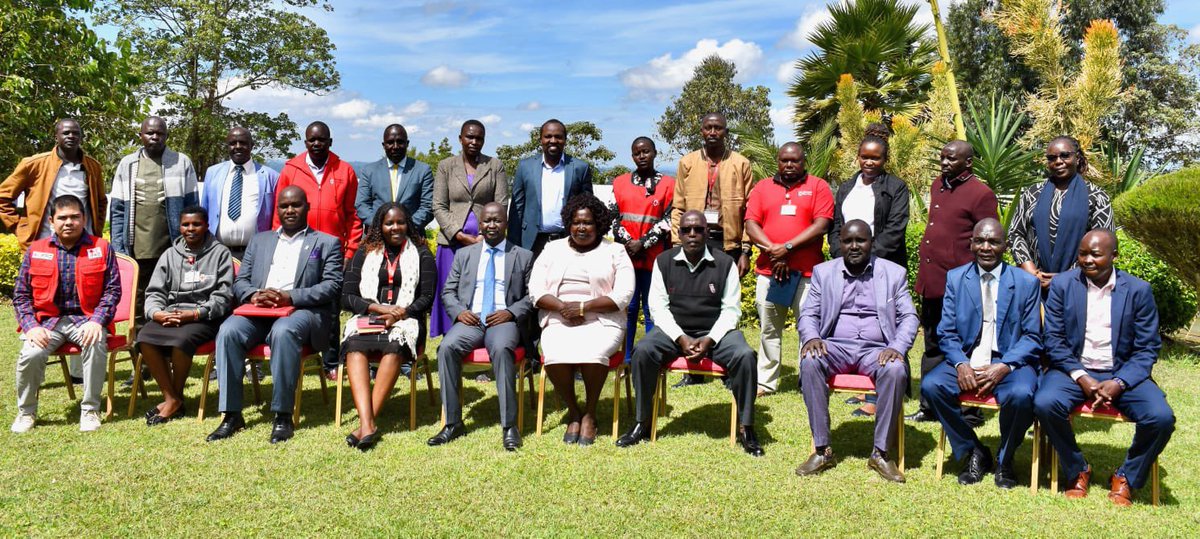 Alongside our partners @IFRC, we made a courtesy call to the office of the Governor of West Pokot County to discuss the impact of the Community Preparedness and the Pandemic Program we are implementing in the County. Dubbed CP3, the programme focuses on enhancing community