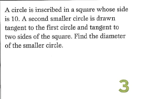 Today is a good day for #ProblemSolving !
Here are 3 nice ones from the April Calendar of Problems; try them out & share your ideas.
#MTBoS #iTeachMath #T3Learns #MathChat #Geometry #Algebra 
Check out more problems at:
karendcampe.wordpress.com/2024/04/01/apr…