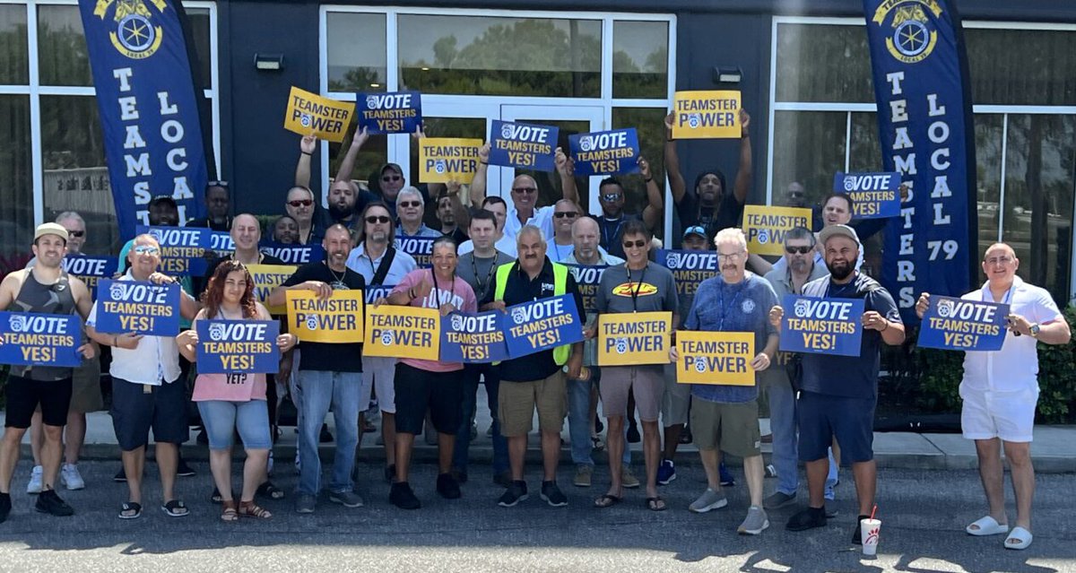 TEAMSTERS STOP UNFI FROM OUTSOURCING JOBS IN FLORIDA After a vigorous argument from the #Teamsters, the National Labor Relations Board (NLRB) has ruled in favor of 80 drivers at United Natural Foods, Inc. (@UNFI) in Sarasota, FL, refusing to accept the company’s plans to