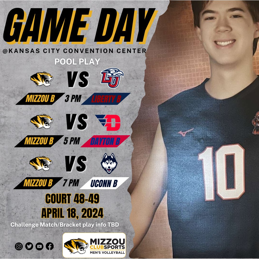 Mizzou Men's Club Volleyball (45-3) tweet media