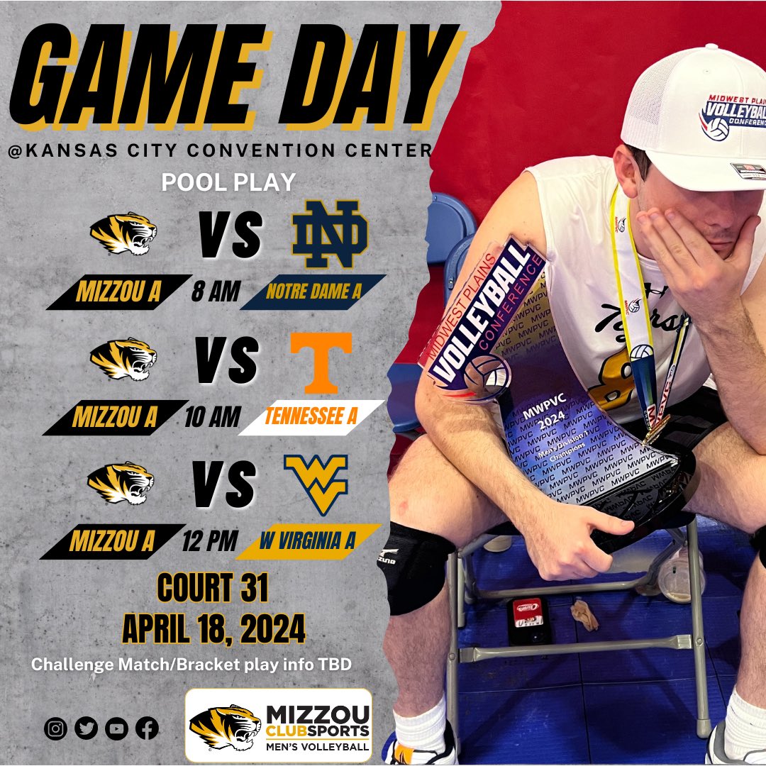 Mizzou Men's Club Volleyball (45-3) tweet media