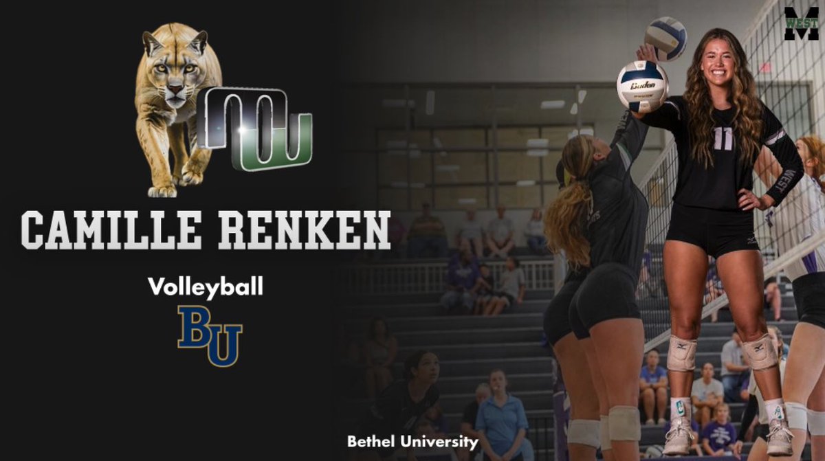 📄🖊️𝒮𝒾𝑔𝓃𝒾𝓃𝑔 𝒟𝒶𝓎 Congratulations to Wildcat, Camille Renken on signing with Bethel University! We can't wait to see you succeed at the next level! 💪😼👑🌿