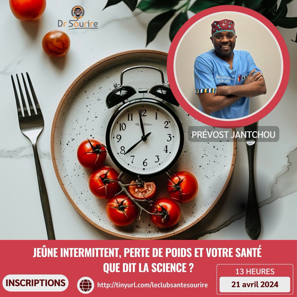 ➡️Atelier du Club Santé Sourire // Jeûne intermittent, Surpoids, obésité, perte de poids et votre santé : que dit la science ? 🎥 21 avril 2024 ⏱️13-15H heure Montréal 📍LIVE 🤗 animé par Dr Prévost Jantchou #docteursourire #docteur #medecin #quebec #pediatre #gastroenterologue