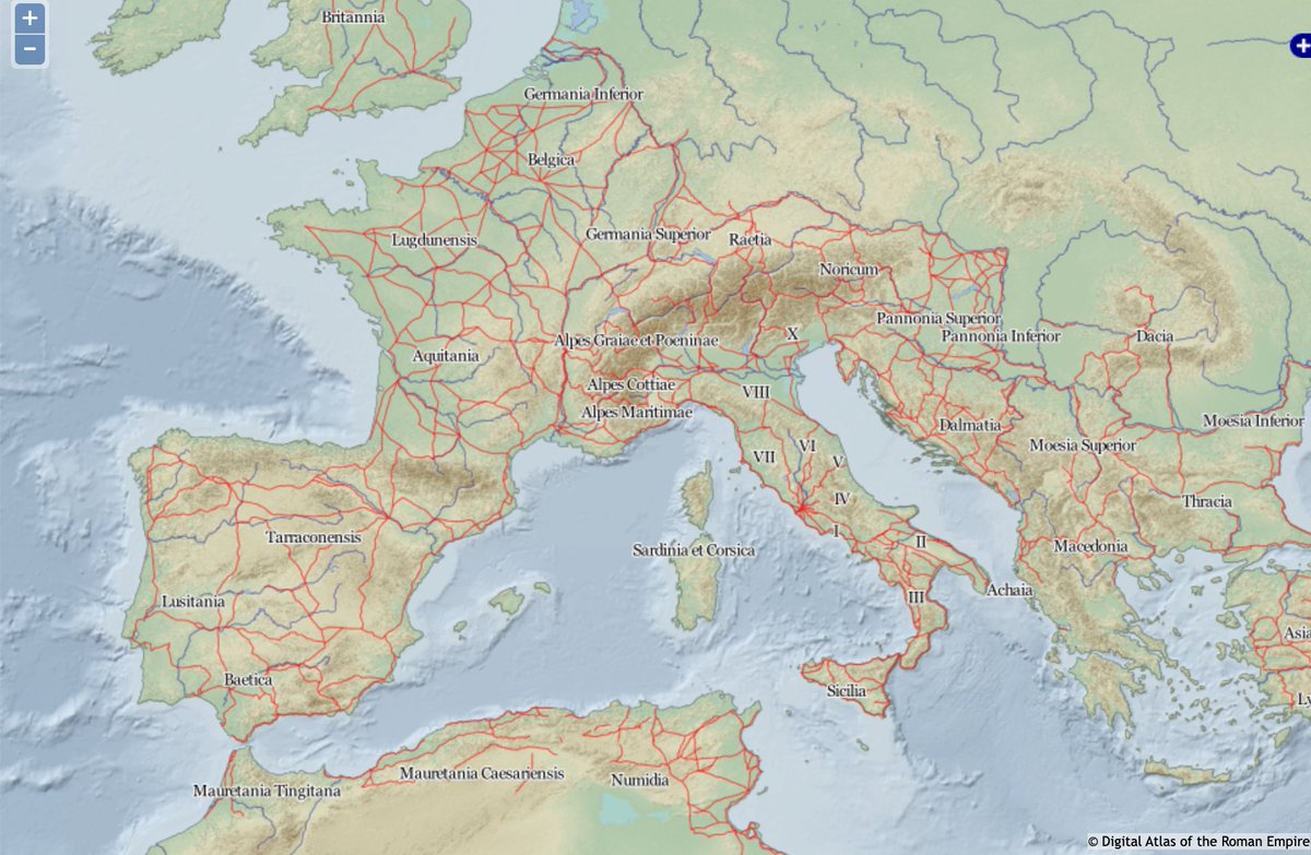 🗺️ Mapas interactivos del Imperio Romano para trabajar en el aula 🗺️ Una recopilación de diferentes mapas gratuitos online para trabajar diferentes temas dentro de la Antigua Roma Desde viajes a numismática, patrimonio, epigrafía, toponimia, etc. 📲 bit.ly/mapasimperioro…