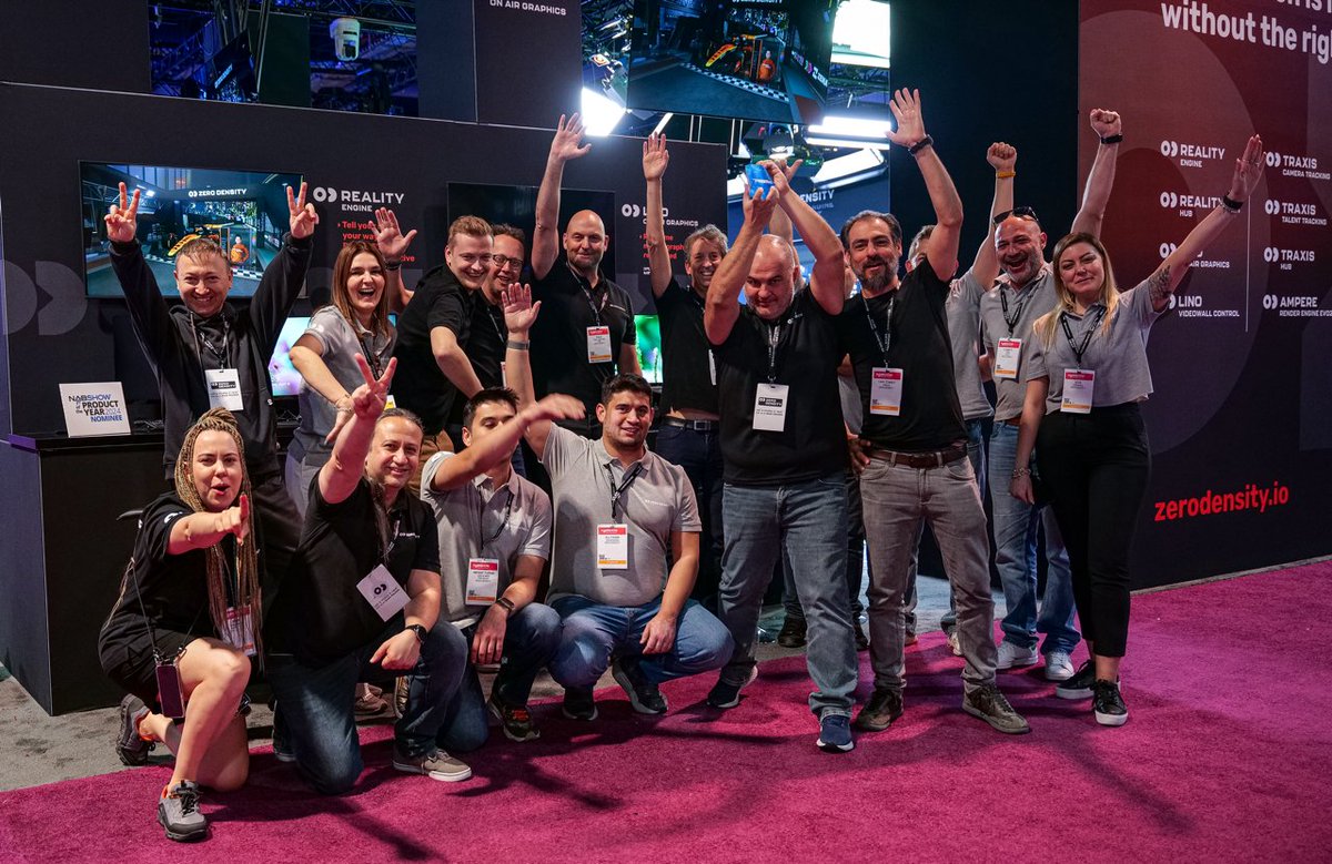 Excited to announce that our virtual production platform, Reality5, won the Product of the Year award at NAB Show! Thanks to industry experts for choosing us. Visit Booth SL2038 to see Reality5 in action or schedule a meeting to experience it firsthand: eu1.hubs.ly/H08FNYc0