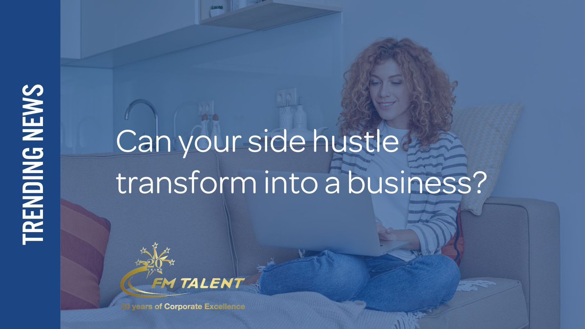 According to research by Gusto, as many as 44% of entrepreneurs in 2023 started their business while doing part-time or full-time work, suggesting that you don’t have to abandon your job to start a new company.
Source: buff.ly/3xIgNBq
#FMTalent #workforcedevelopment