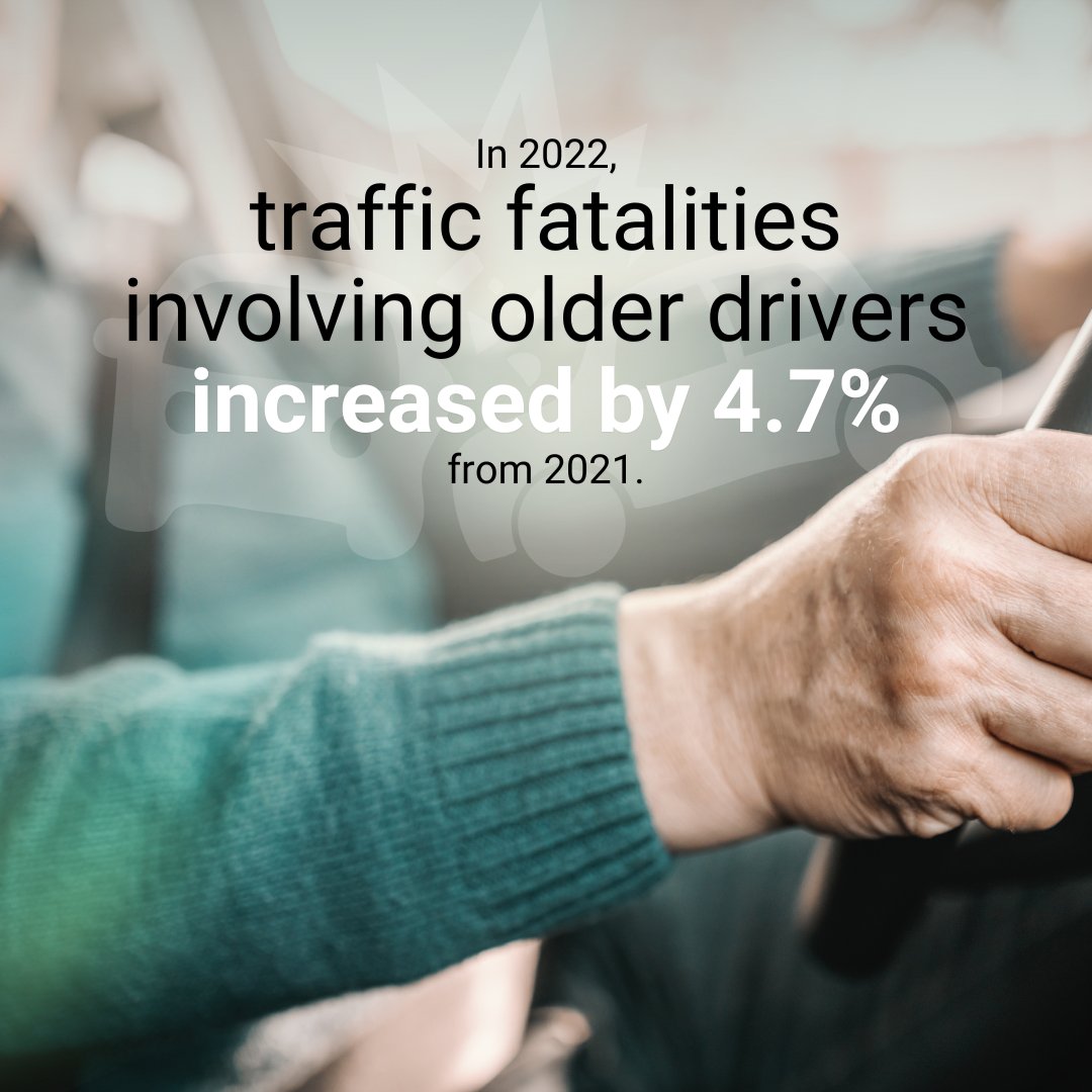 NEW DATA: In 2022, the number of traffic deaths — 8,572 — involving a driver 65 and older was the highest since at least 1975. Tips to talk to your loved ones about driving here: NHTSA.gov/OlderDrivers