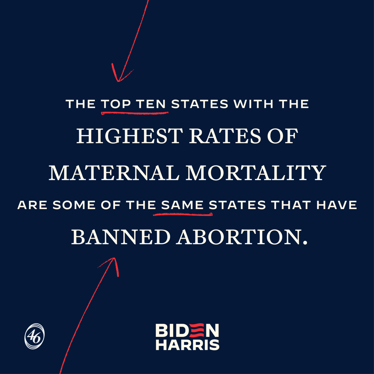 Vice President @KamalaHarris and I are working to tackle the maternal health crisis and protect access to reproductive health care.