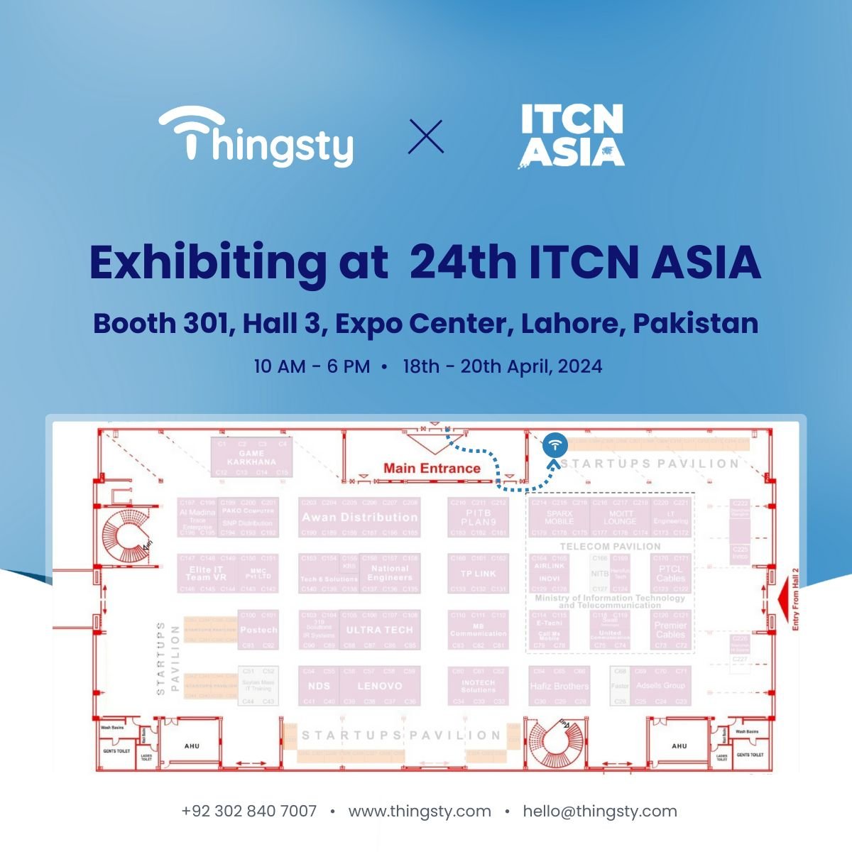 If you are involved in IT and/or IoT, do visit the following exhibition in Lahore this month. @thingsty is one of the best Pakistani IoT device management and integration portal that we have been using for the last couple of years and one of the wonderful Pakistani product I have…