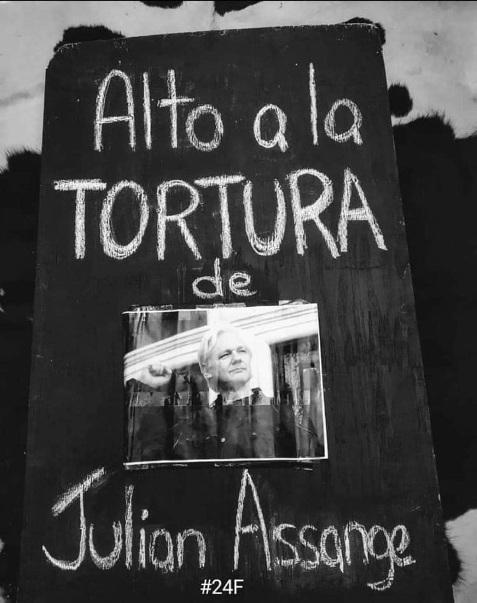 Stop the Torture of Julian Assange 
UK - US  Hands off Assange NOW
#FreeAssange