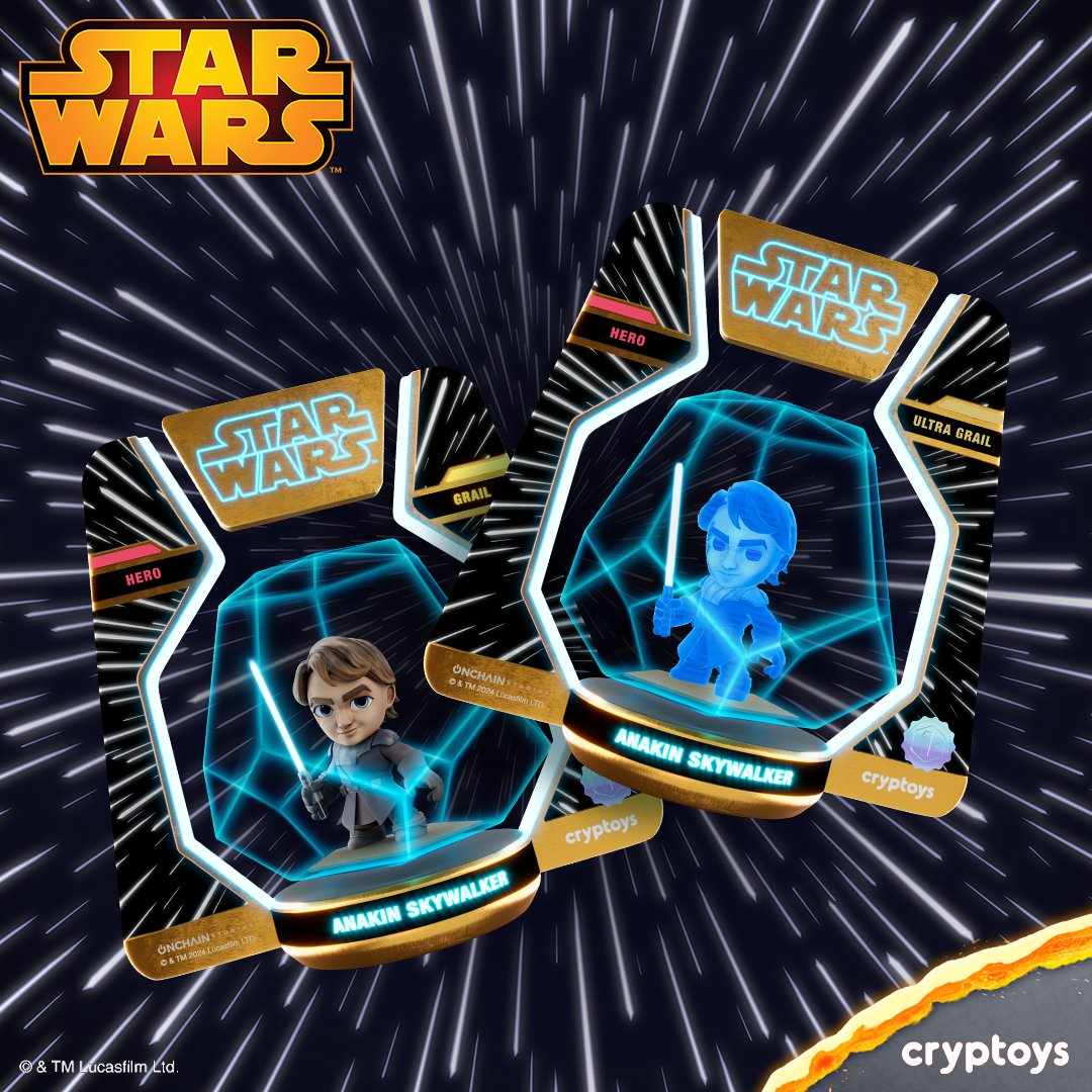 Peek inside your Backpack! 🎒It's time for another Airdrop! Are you the lucky holder of a Grail or Ultra Grail Star Wars General Anakin Skywalker Cryptoy? 🌀 Show off your Airdrop in the comments below! #StarWars #Toys #Collectibles