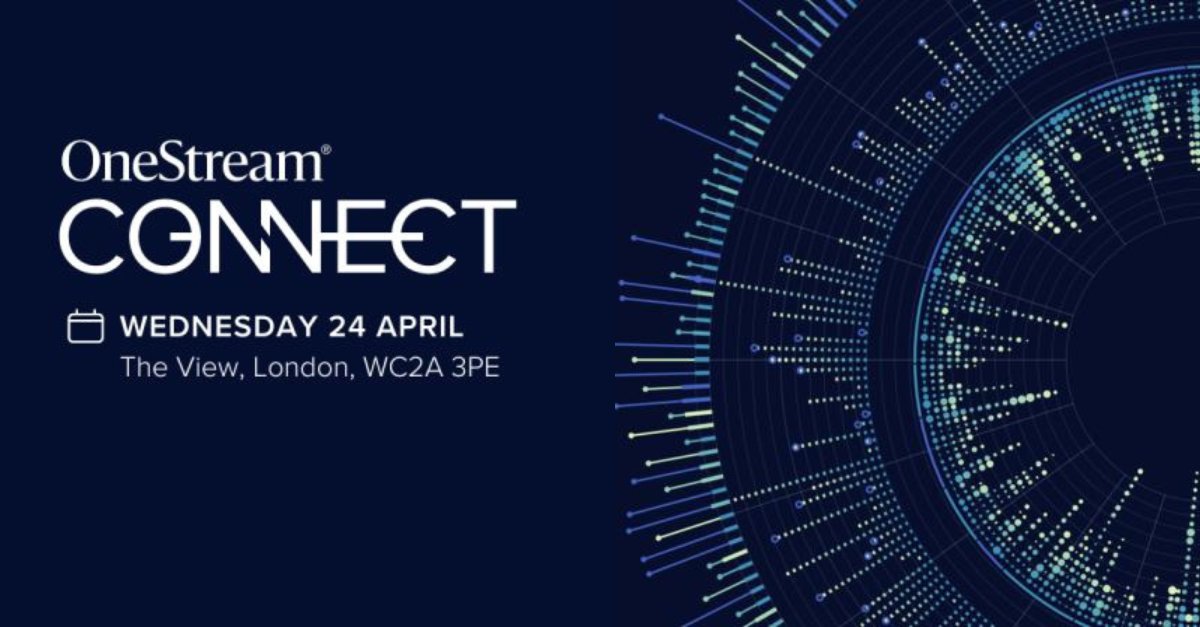 We are looking forward to attending OneStreamConnect in London on 24 April 2024! 
onestream.com/events/uki-one…

@OneStream_Soft #OneStreamConnect #CPM #FinancialReporting