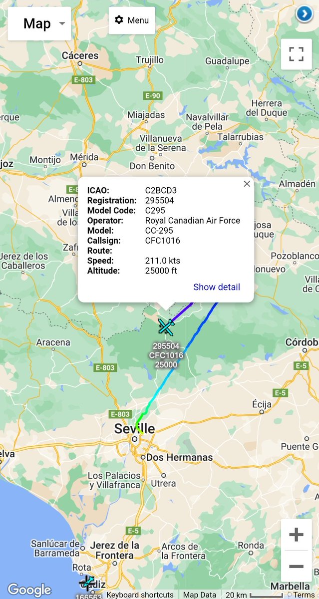 Brand New #RCAF 🇨🇦 CC-295 - 295504 - #CFC1016 (#C2BCD3) Out On A Test Flight From The Airbus Defence & Space Facility At Seville Airport 🇪🇸. Seville Is Home To The Final Assembly Line for the A400M & C295.