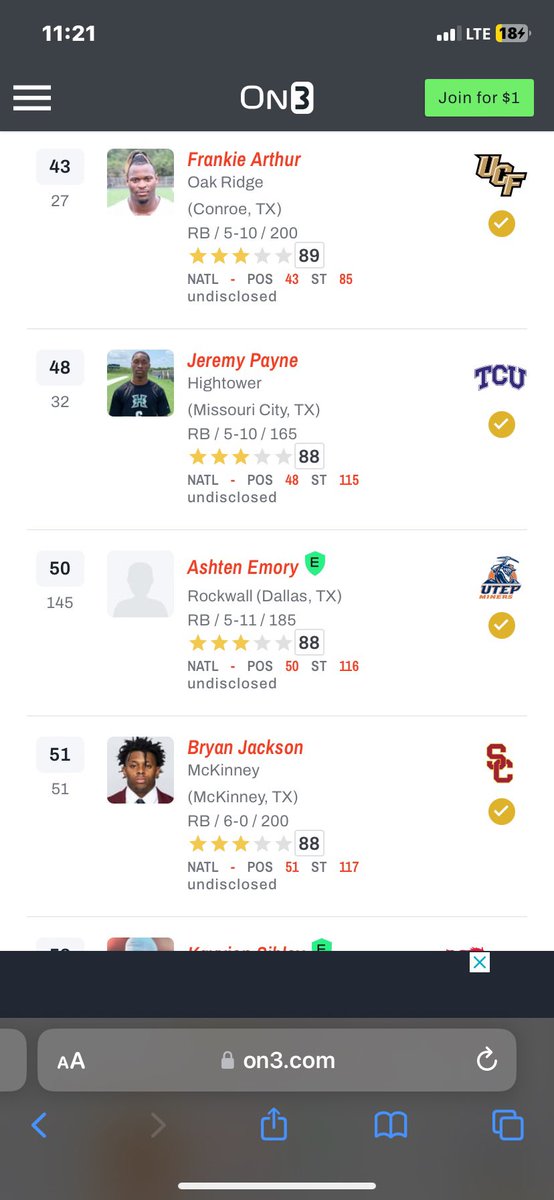 Thanks for the ranking @On3sports 🤞🏾🔥🔥