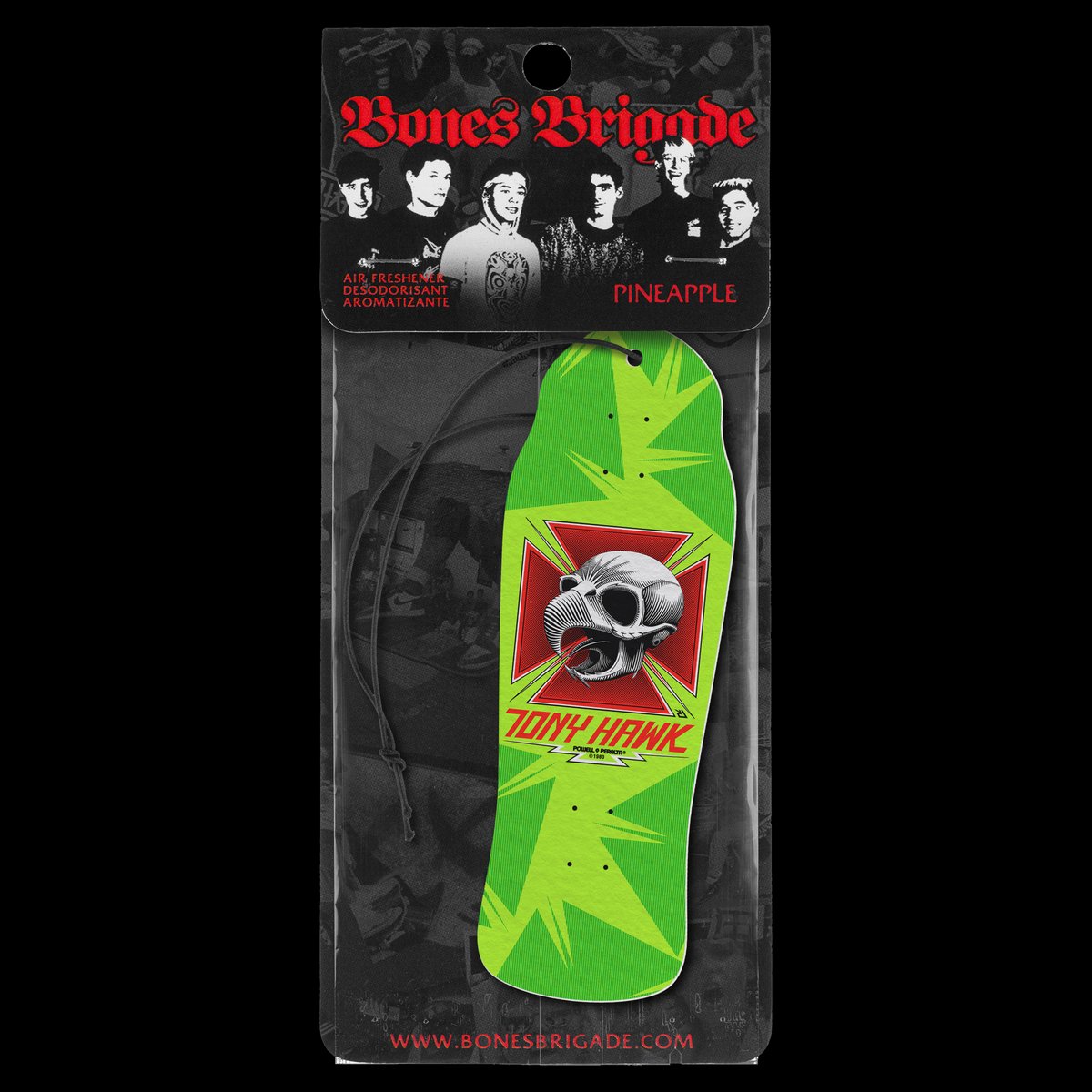 Smells like pineapple 🍍 @tonyhawk Series 15 Air Freshener skateone.com/bones-brigade-…