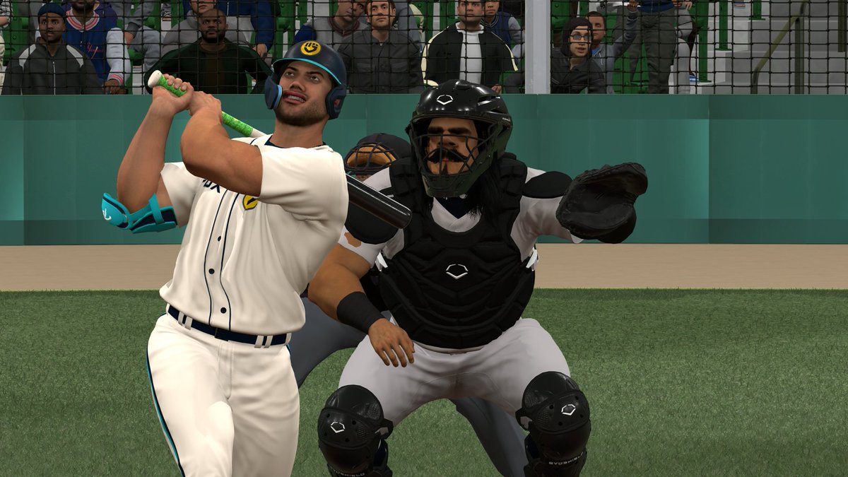 Day 7 of @TheGGBL Coming off a series win against the Mods, the 9 Ropers are headed to the windy city for a 3 game set against the Cubbies. @VernNotice has homered in 3 straight games. Pushing his league leading homerun total to 12. STREAM IS LIVE! twitch.tv/GoldGlove