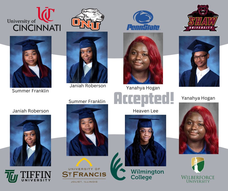 HSACleveland's tweet photo. Congrats to all our seniors who have received acceptance to many local and national colleges! #CollegeAccepted #Classof2024 #HSACHS #WeAreConcept https://t.co/1UXh7d3KdN