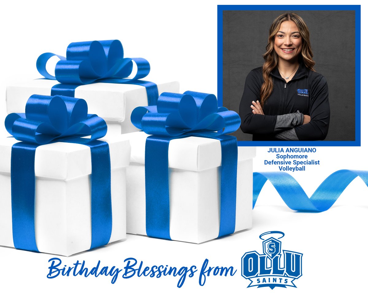 #SaintsBirthdayBlessings: Birthday blessings to #OLLUVolleyball's Julia Anguiano.