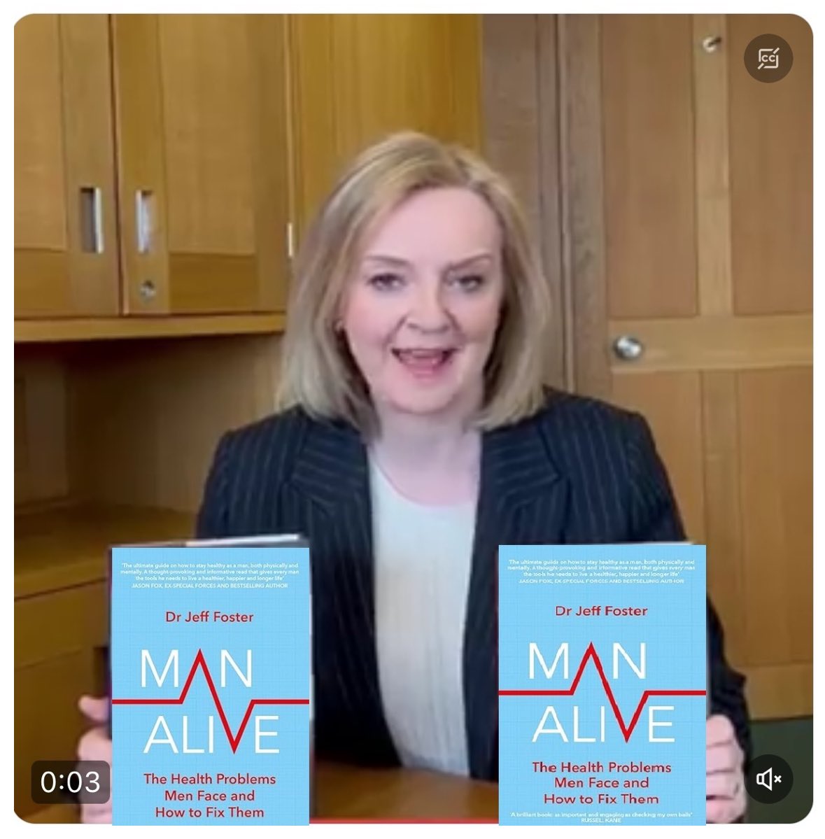 It is entirely possible that this picture has been doctored, but I cannot be sure. Either way, copies of this best selling book are still available should you not be put off by this endorsement. Again this may have been doctored…. #MensHealth #trt #MedTwitter