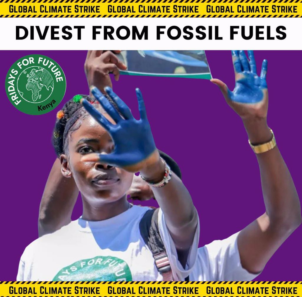 IanNWachira's tweet photo. @UNEP_Africa @Activista_031 @ActionAid_Kenya It is absolutely unfair that we are reeling from the effects of the climate crisis when our carbon emissions are negligible. Cut the crap, we want climate reparations. Climate Justice Now #FFFKE #Divest from fossil fuels https://t.co/lOQJxXALhp