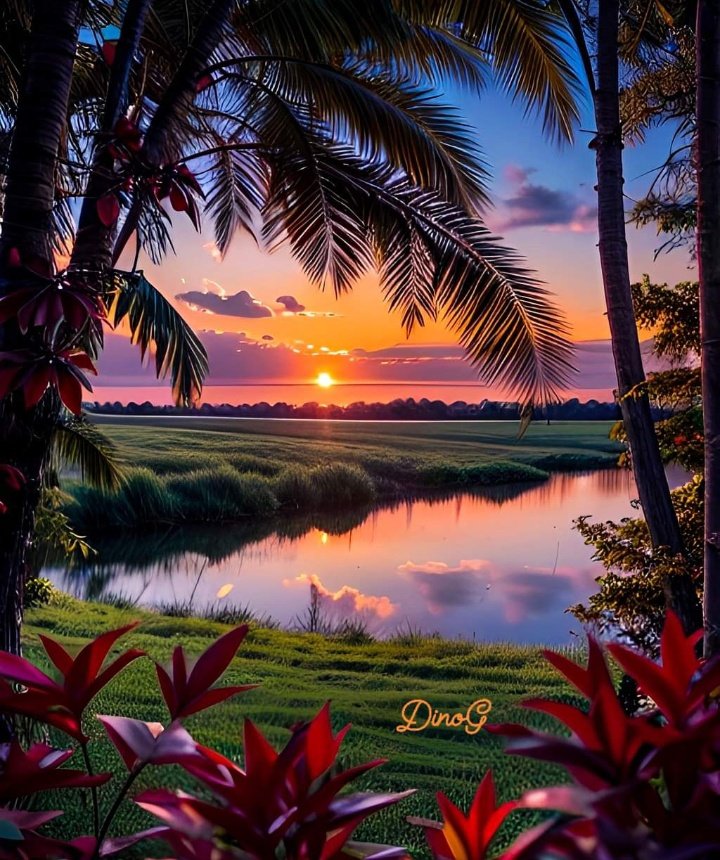🌴💛🧡 Good evening Sunset Wonderful Landscape 📷 Dino Goncalves