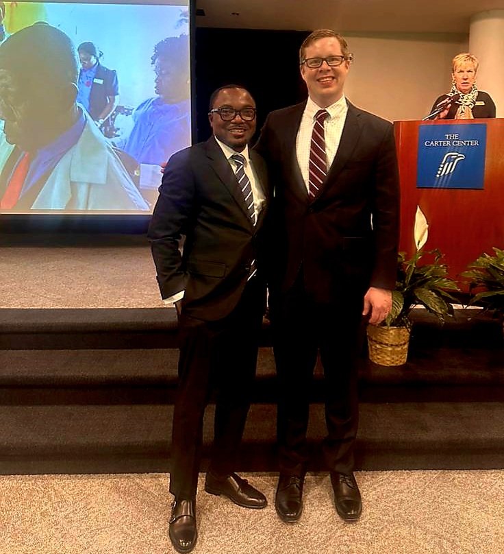 Our own Dr. Jalloh is proudly representing #MoH, @DembyAustin, @DrJalika at the ongoing @CarterCenter's Mental Health Program Review Meeting in Atlanta, in the #UnitedStates. Jalloh advocated for support to strengthen mental health care services in 🇸🇱. #WeWillBeatMentalHealth