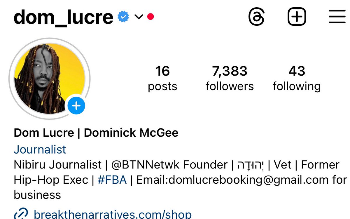 Dom Lucre | Breaker of Narratives tweet media