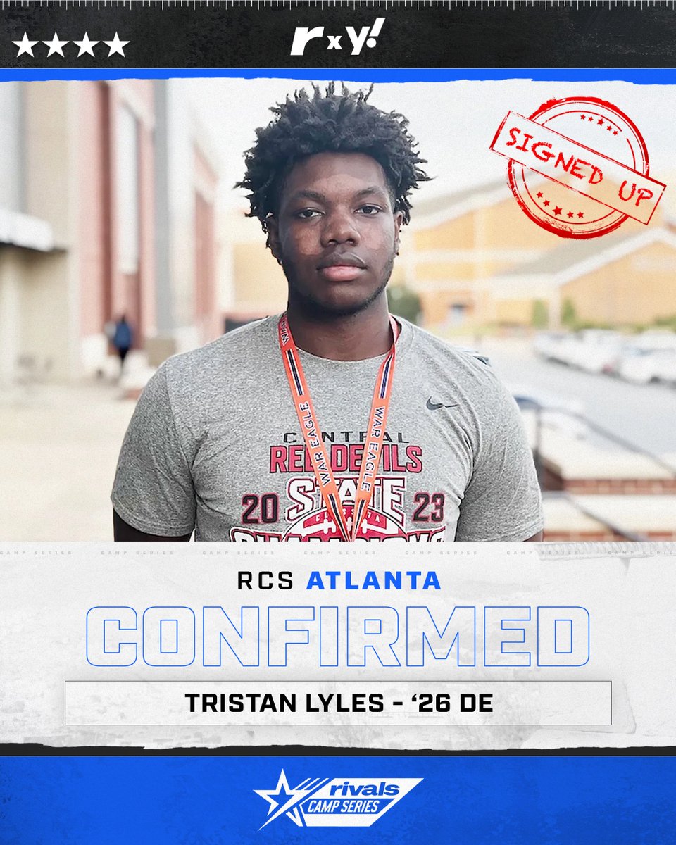 🚨CONFIRMED✍️ 4🌟 Tristan Lyles is signed up and ready for April 21st🔥💪 @JohnGarcia_Jr | @adamgorney | @RivalsFriedman | @WilsonFootball | @TeamVKTRY | @ncsa | @TristanLyles1