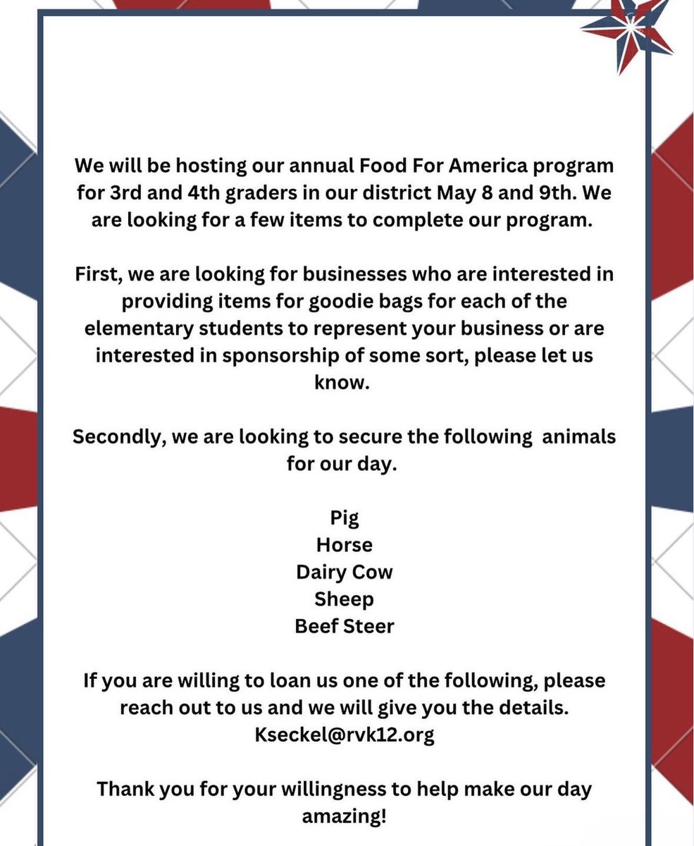 River Valley FFA tweet media