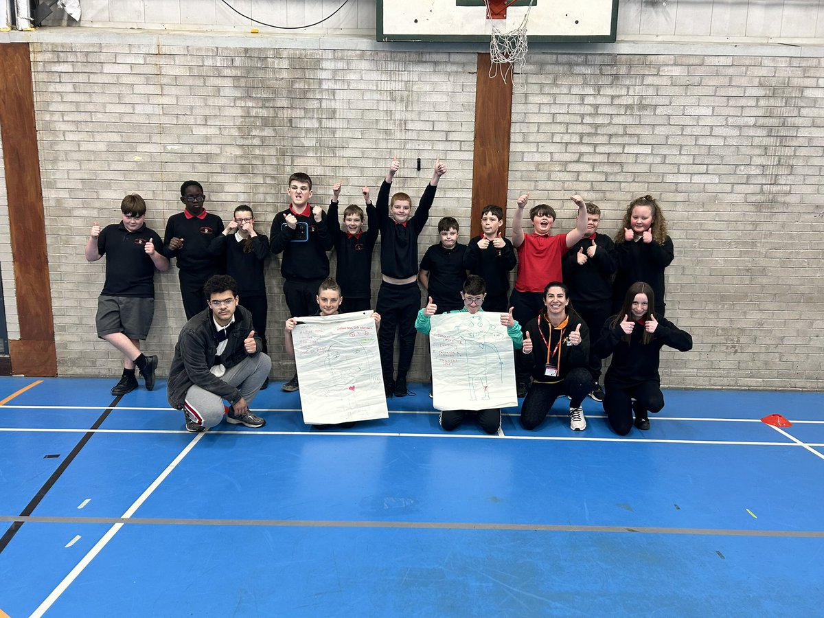 Lovely to welcome our athlete mentor @Jenna_Downing from the @DameKellysTrust in to school today to work with our project leads @AQA The students planned and led some activities for one of our younger classes and the feedback was amazing. @LshipSkillsFdn