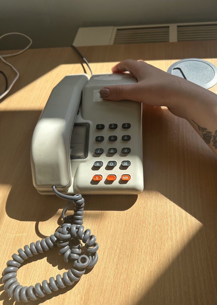 Unsure who I think is older- the CT2 doing the clinic or this exciting looking clinic phone? I was born 1995 and I think this bad boy might be older than that