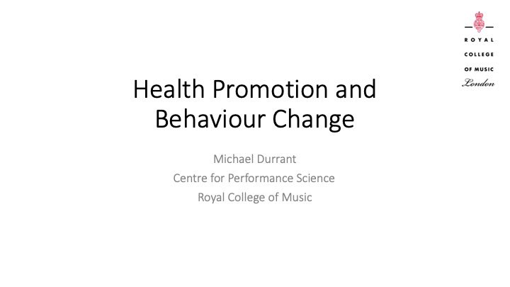 Michael Durrant (@michaeldurrant_) on Twitter photo Great to present a lecture on Health Promotion and Behaviour Change to our masters students at <a href="/RCMLondon/">Royal College of Music</a>
I was inspired by the engagement and insight from our students, and it’s clear that discussions around this topic are gaining momentum in the performing arts community. Great to present a lecture on Health Promotion and Behaviour Change to our masters students at <a href="/RCMLondon/">Royal College of Music</a>
I was inspired by the engagement and insight from our students, and it’s clear that discussions around this topic are gaining momentum in the performing arts community.