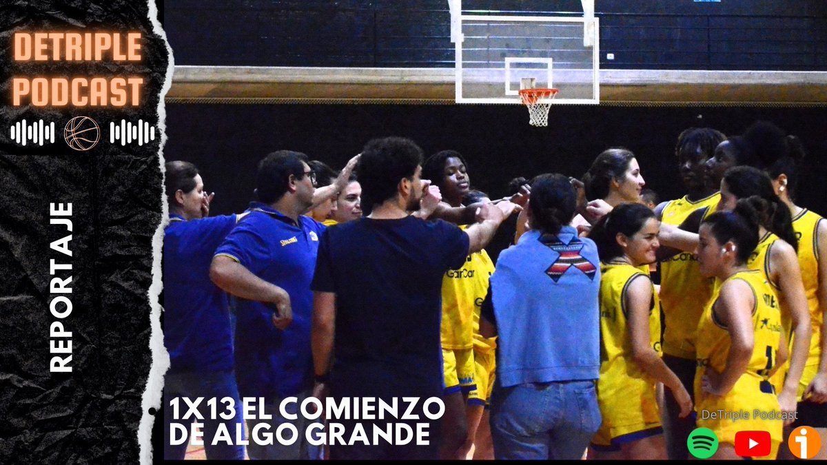 DetriplePodcast's tweet photo. Aquí lo tenéis. Un reportaje especial.

DeTriple Podcast 1x13: El comienzo de algo grande.

El primer año de un proyecto que va a ser grande. El equipo senior femenino antes de la fase final de la liga autonómica.

Ya en Youtube: https://t.co/UvERr11W7q https://t.co/RQninWp2Qy