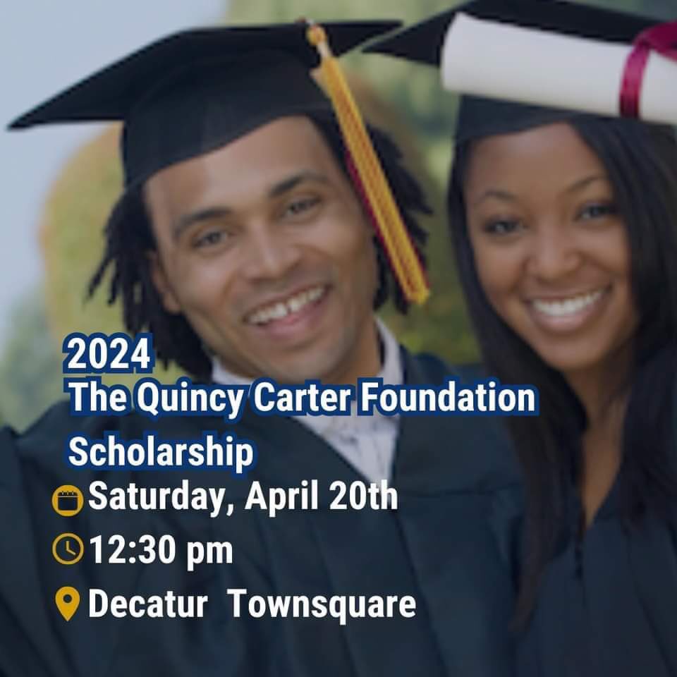 It is my honor to invite you to join us for our first Scholarship presentation to Four deserving Southwest DeKalb Seniors on Saturday, April 20 at 12:30pm in the Decatur Town Square. Our presentation will be held directly after the Mayor’s address for Earth Day.