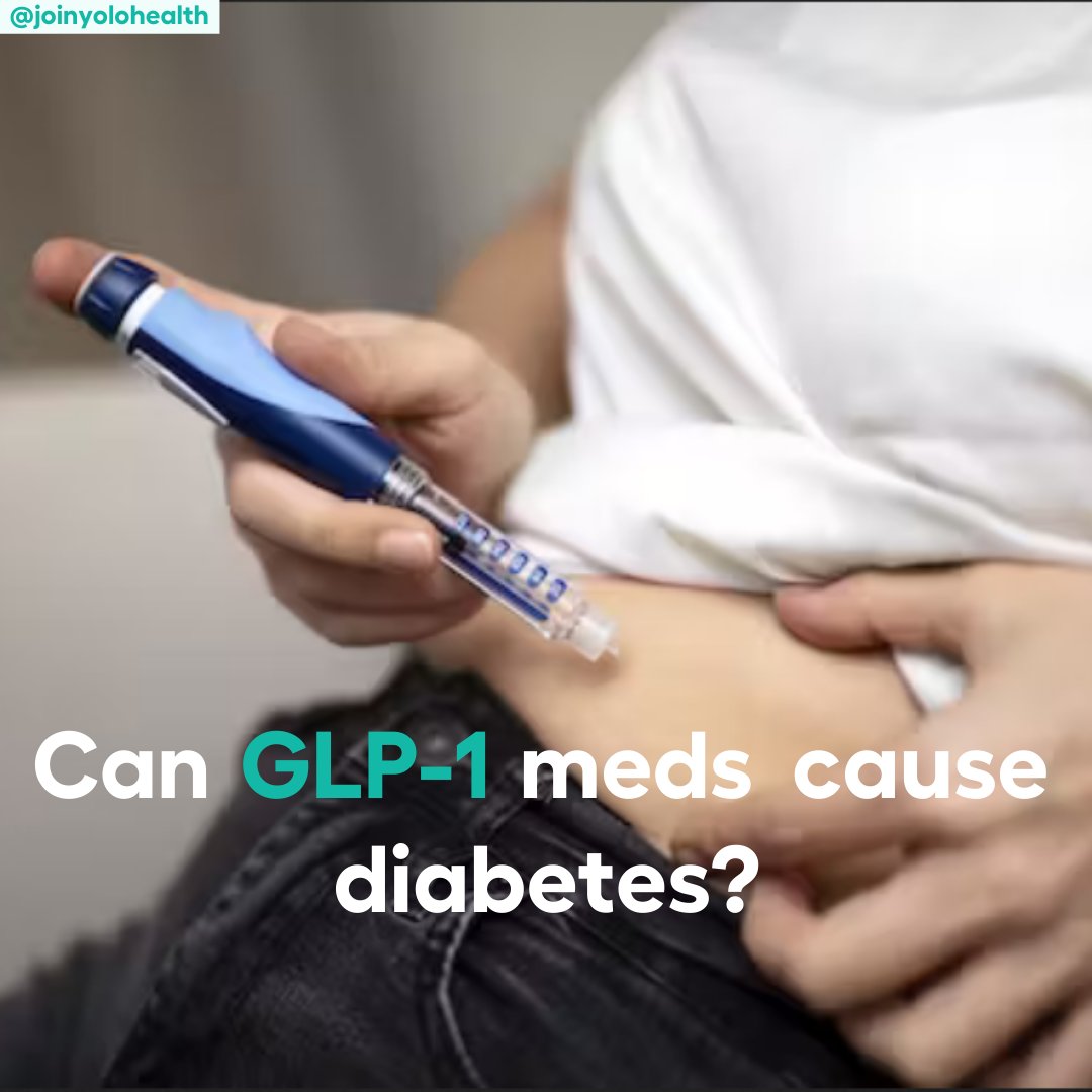 Have you heard rumors that GLP-1 medications might cause diabetes? Well, the truth is quite the opposite! Read our blog article to learn more yolohealth.app/blog/can-glp-1…