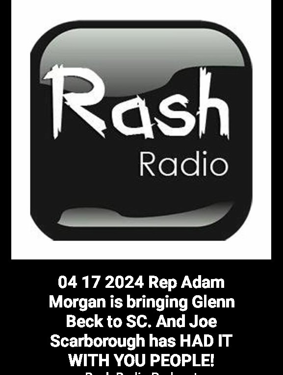 Spoke with @RepAdamMorgan about @glennbeck coming here Monday helping support @SCFreedomCaucus iheart.com/podcast/269-ra…