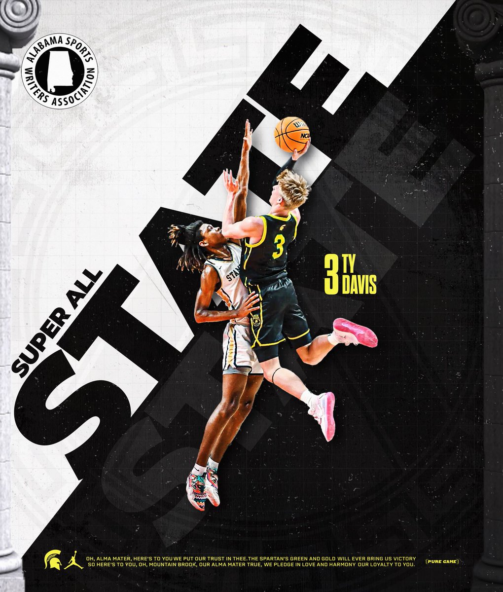 🚨🚨🚨 Huge Congratulations to @tydavis_3 for being named to the ASWA SUPER All-State Team! This team features the top 5 players in the state regardless of position or classification! #FEARLESS #GSG @mtnbrookschools @mbs_athletics @bluejaymbb