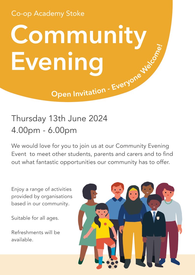 We can't wait for our upcoming #community evening - save the date! Everyone is welcome.