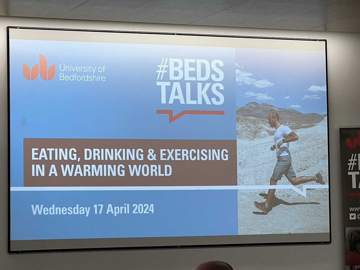 Excited to be at such a positive evening of talks @uniofbeds with @uniofbeds_SSPA Thanks to all of the speakers & the attendees