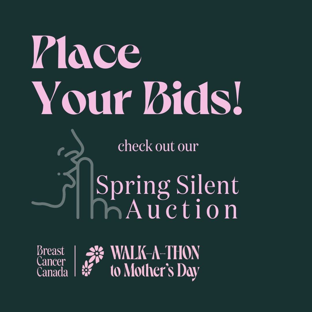 Our Spring Silent Auction is live — and bidding is now open! Visit our Walk-a-thon to Mother’s Day page to take a peek at the fantastic selection of items, with free shipping across Canada. Place your bids on amazing items from the comfort of your own home. From unique…