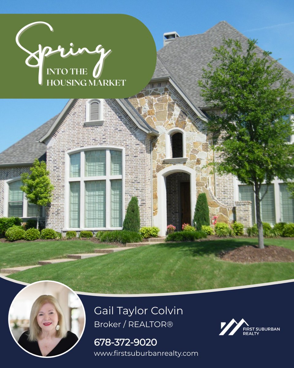 There's no better time than springtime to take advantage of the housing market. 

From natural lighting to landscaping, spring is a great time to see a home's full potential. 

Who's ready to go house hunting?

#firstsuburbanrealty #gailtaylorcolvin #ICameISawISold