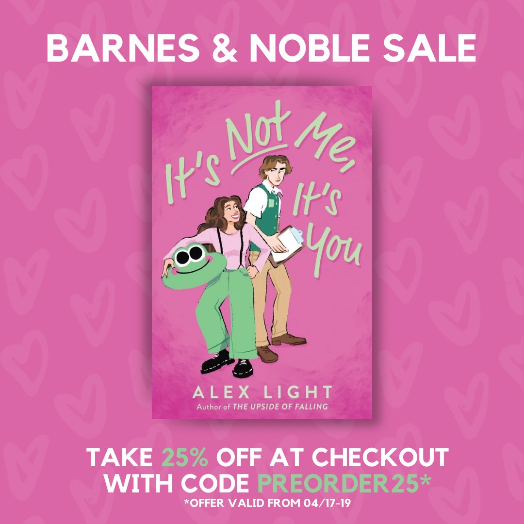 today’s a great day to preorder IT’S NOT ME, IT’S YOU! 💖✨🐸🩷