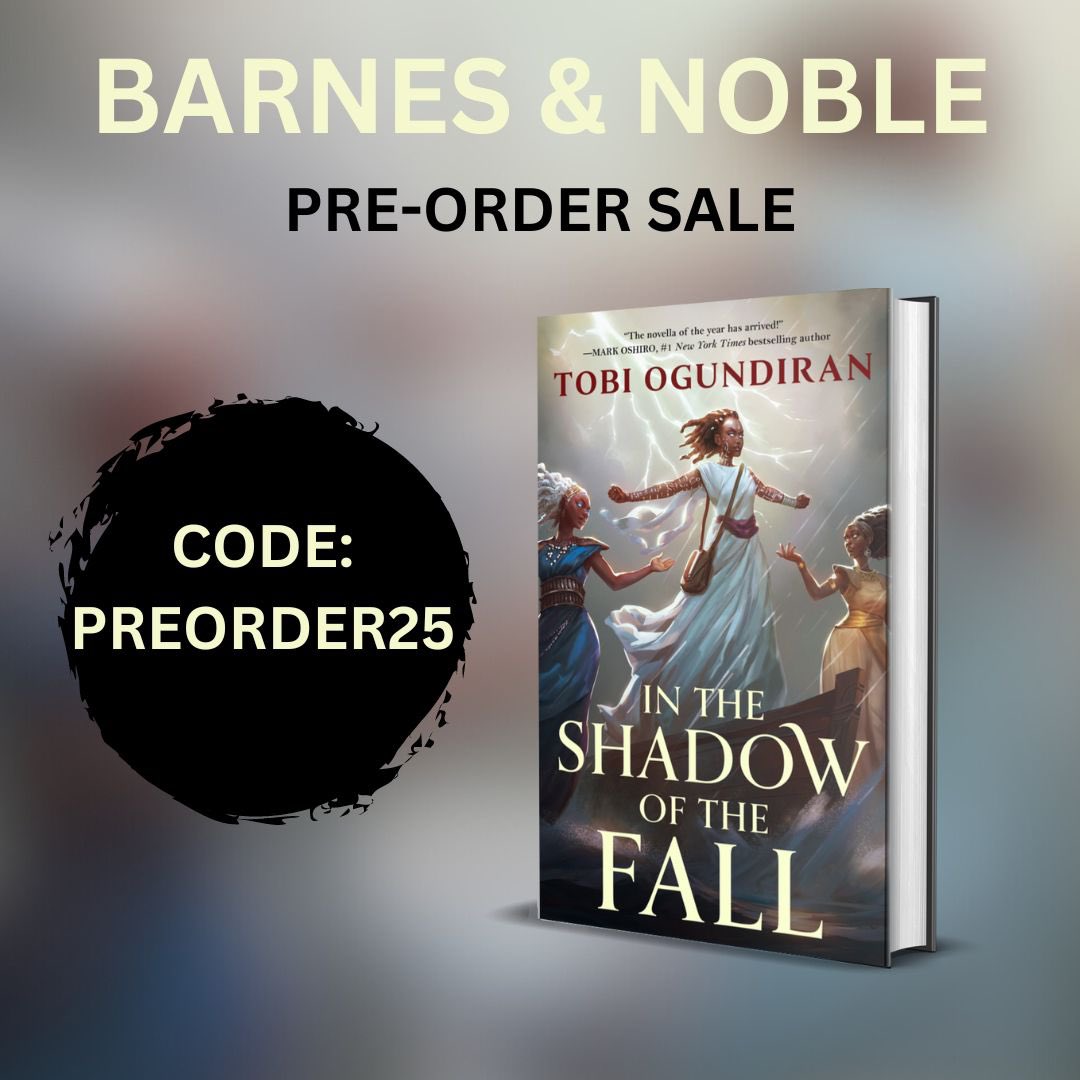 Barnes & Noble is running a preorder from now to the 19th. Head on over to preorder In the Shadow of the Fall & At the Fountain of Creation! barnesandnoble.com/w/in-the-shado…