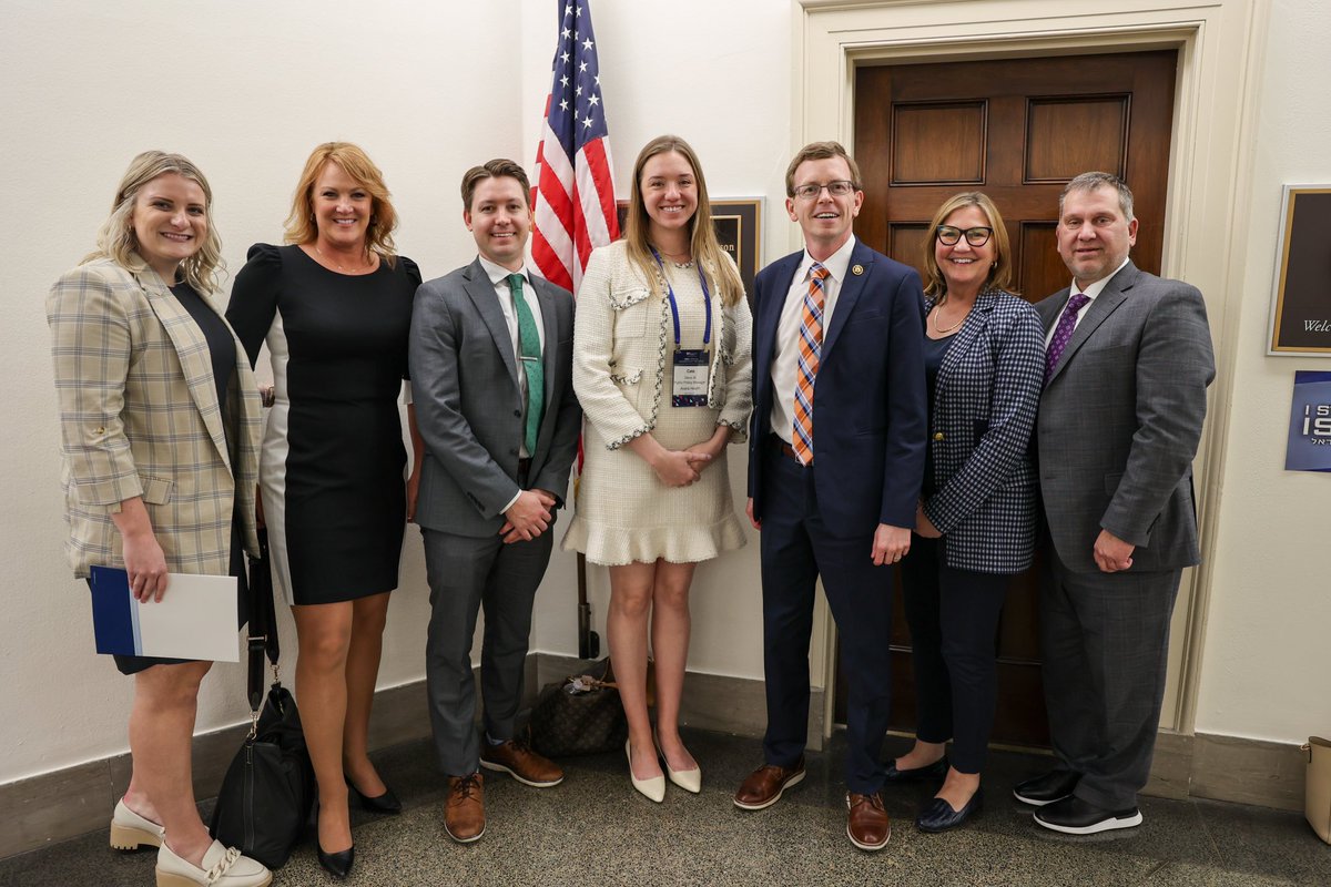 South Dakota Association of Health Care Organizations and I talked about 340B drug programs that I support, site-neutral payment policies, and our nursing shortage. We have nearly 1,600 open positions and we discussed ways to support the occupation in South Dakota.