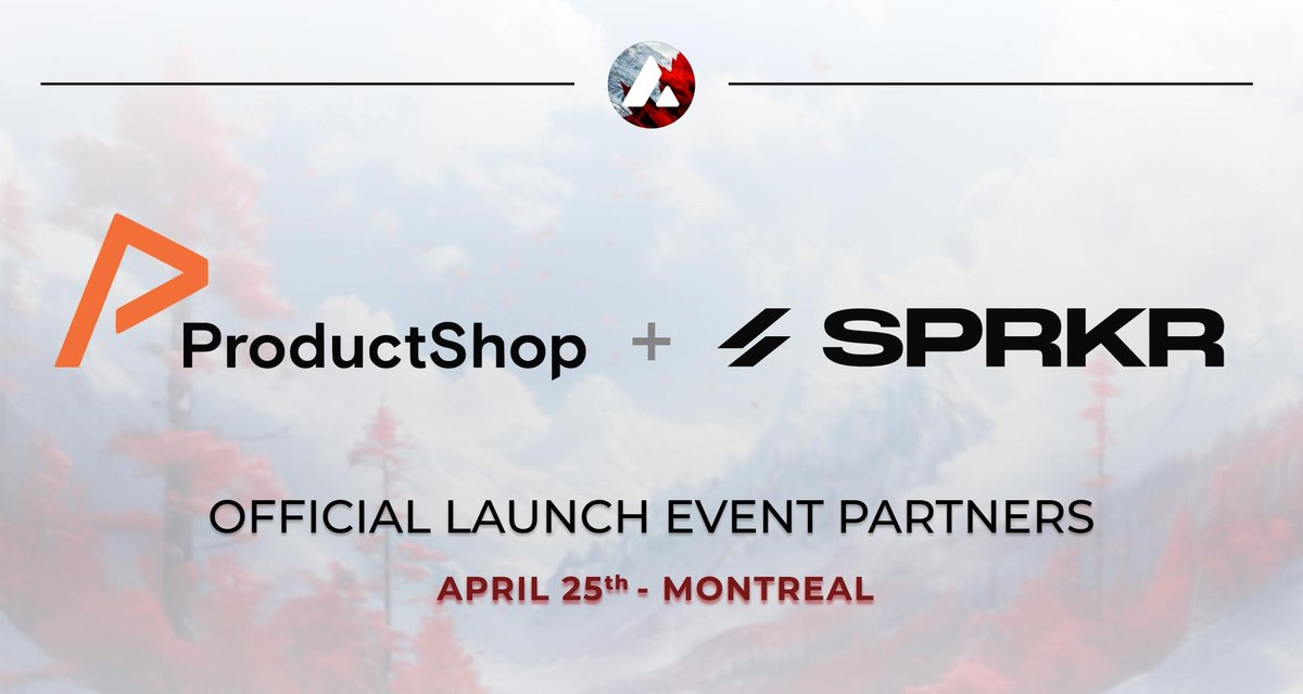 We’re thrilled to have <a href="/Pr0ductSh0p/">ProductShop</a> and SPRKR on board as a sponsor for the Avalanche Canada launch event!

“ProductShop is a venture studio with deep stack engineering capabilities. Hardware or software, we quickly bring ideas to life with in-house expertise and cutting-edge