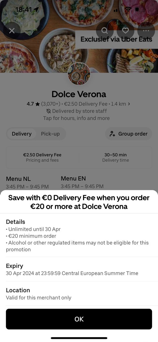 sjongtung's tweet photo. @UberEats great offer action you are spamming me with 😂 https://t.co/1rlz5nzRkg